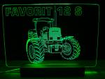 Favorit 12S 12 S Oldtimer Traktor LED Schild